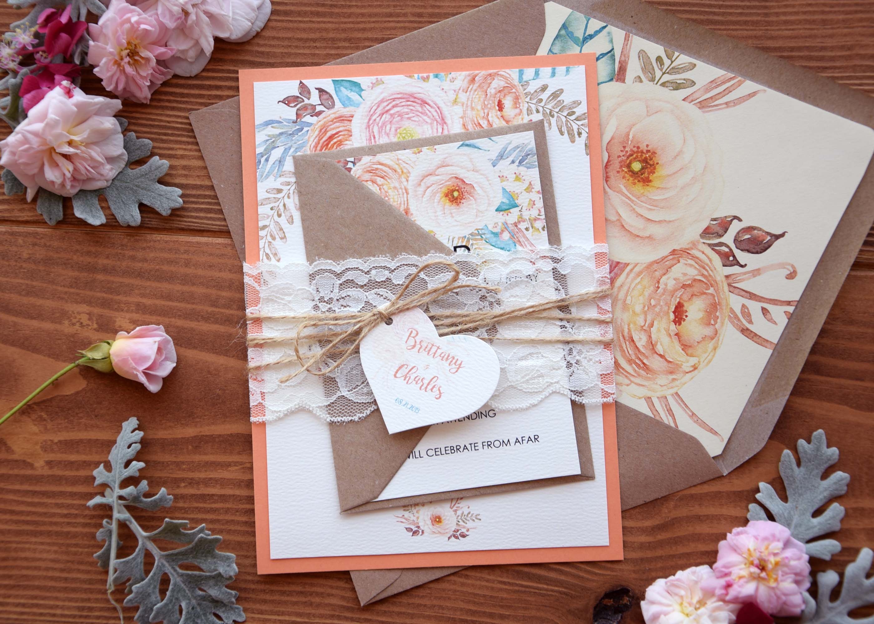 rustic-chic-lace-floral-wedding-invitations-peach-lace-wedding-invites