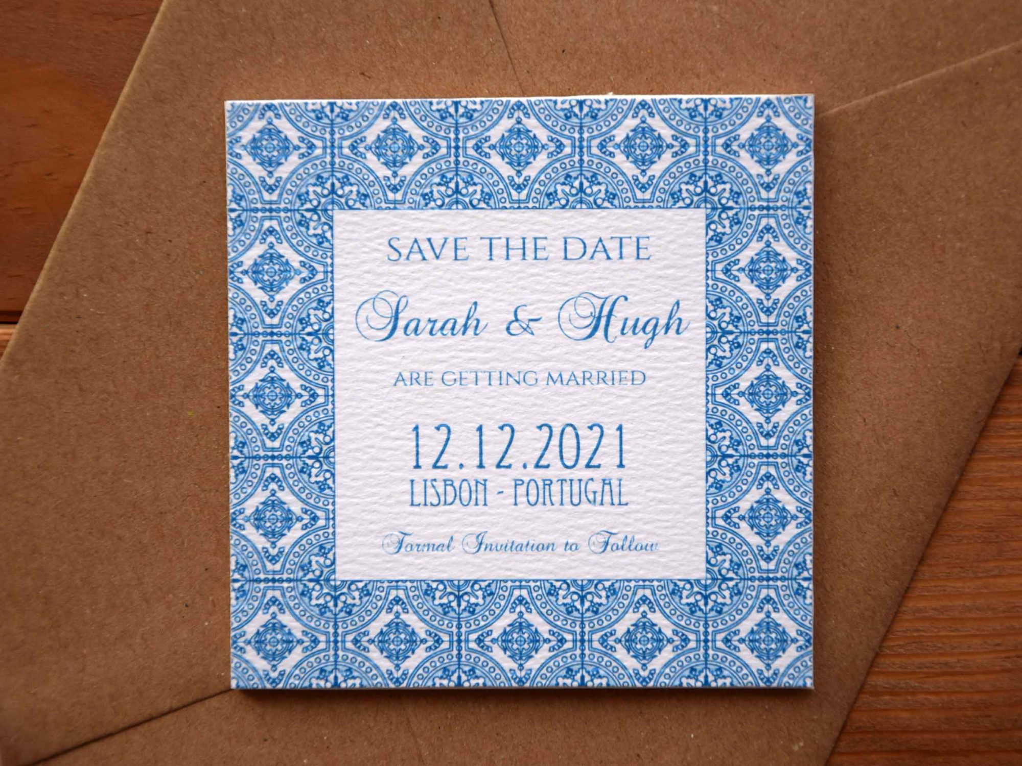 Magnet Tile Wedding Save The Date