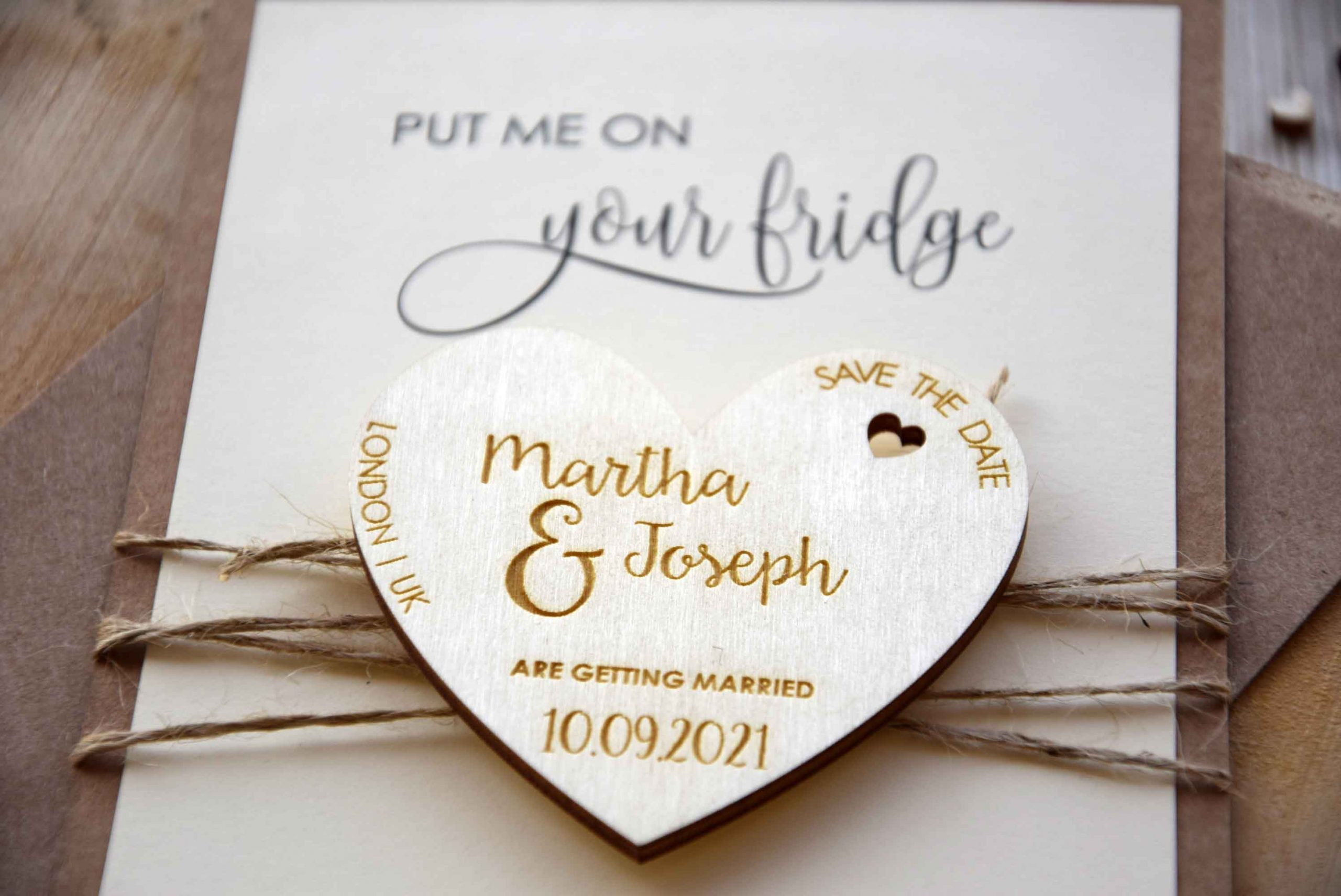 Personalized Heart Magnets | Name magnets | Custom wooden magnets | Family  Tree Names