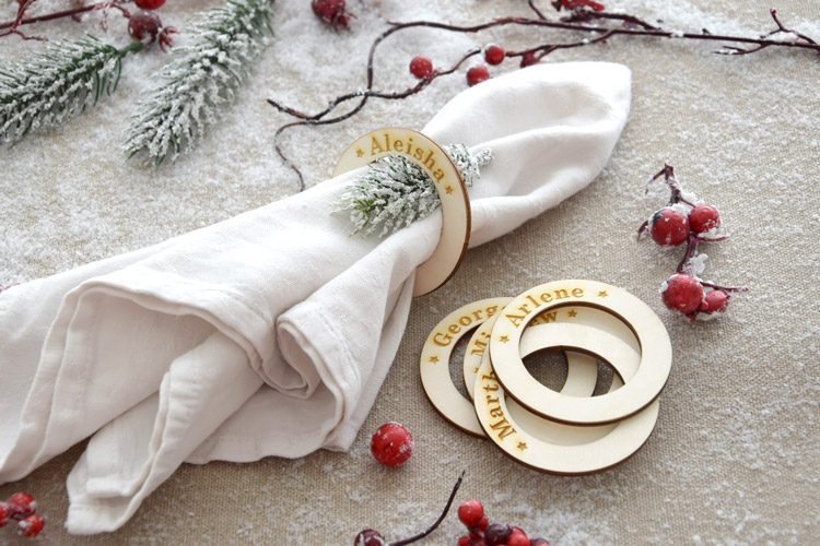 Personalized Napkin Rings