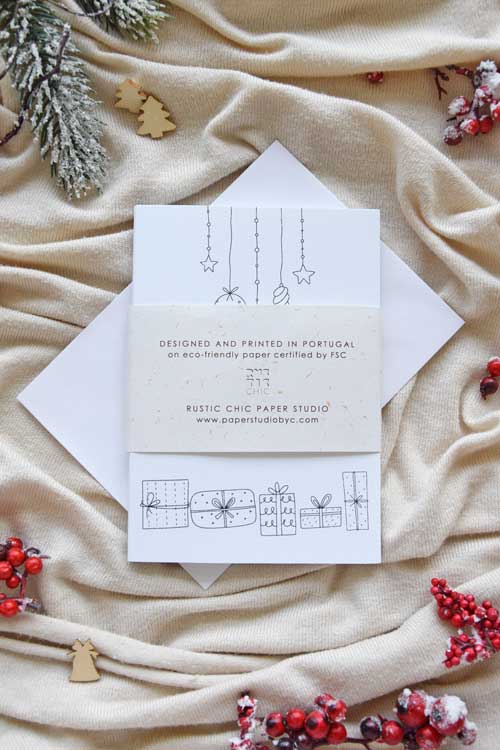 Simple And Minimalist Holiday Cards